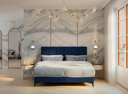 Modern bed bedroom designer double bed box spring bed upholstered bed